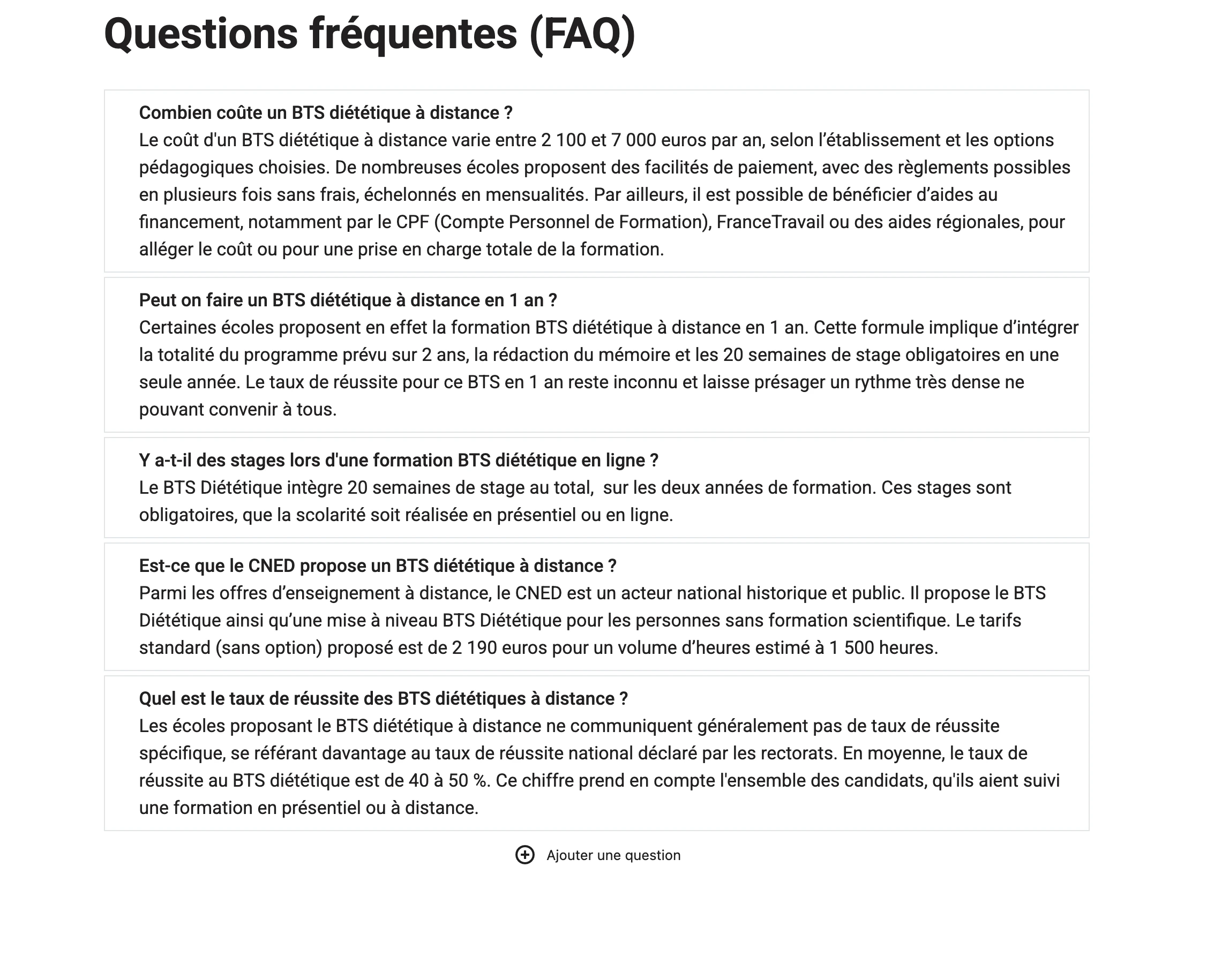 包含简单字符串的 Yoast FAQ 区块
