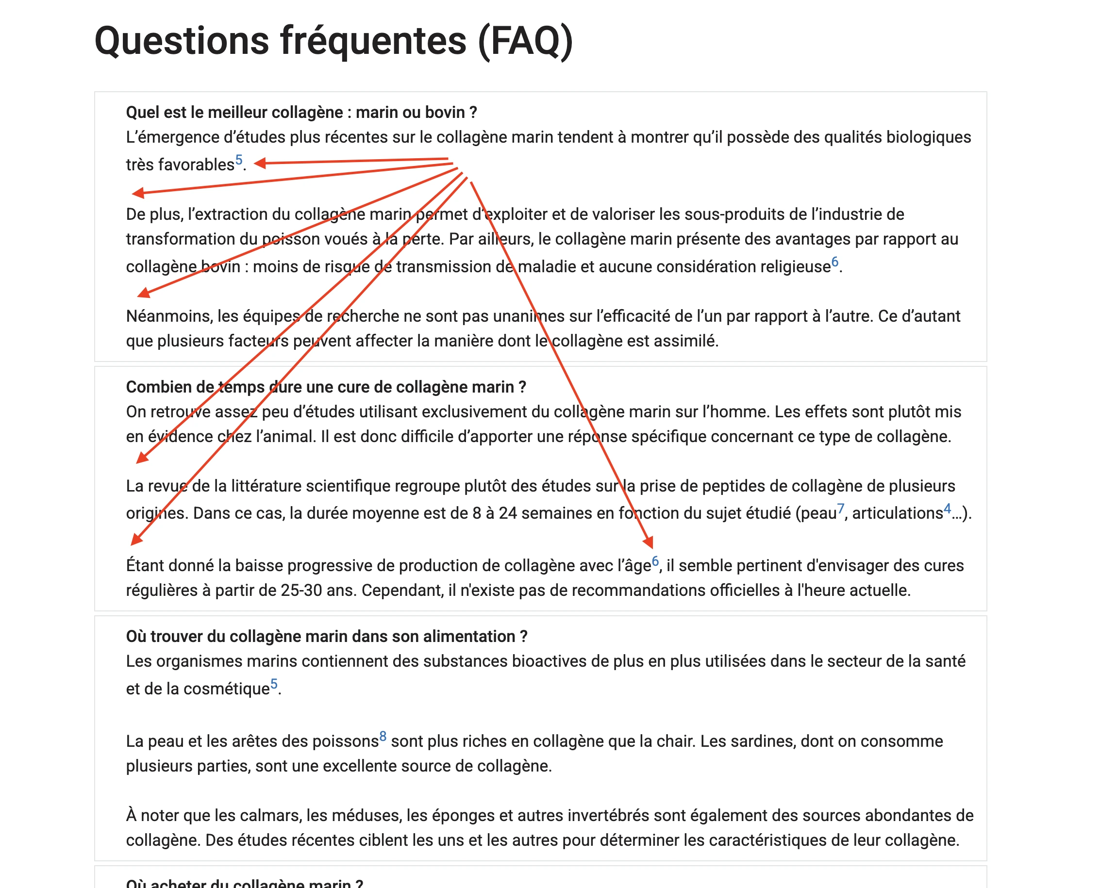 包含 HTML 标签的 Yoast FAQ 区块
